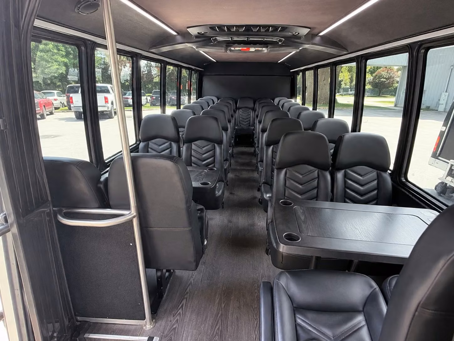 15 passenger minibus inside