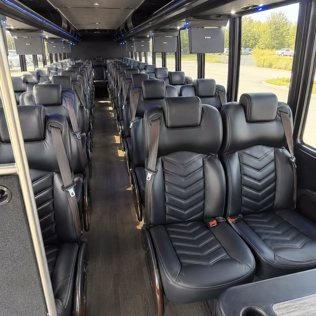 25 passenger minibus interior