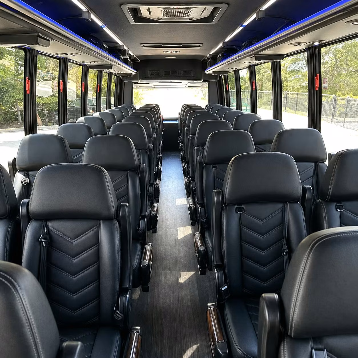 30 passenger minibus inside
