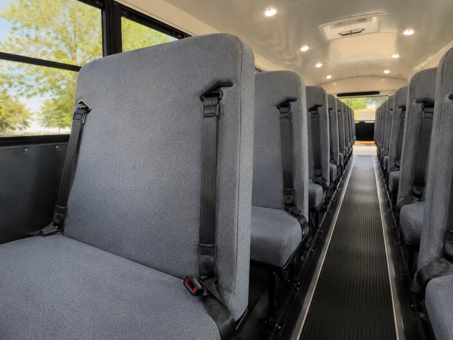 school bus interior