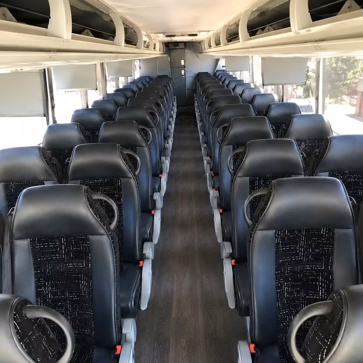 tallahassee charter bus rental interior