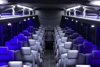 Tallahassee Charter Bus Interior