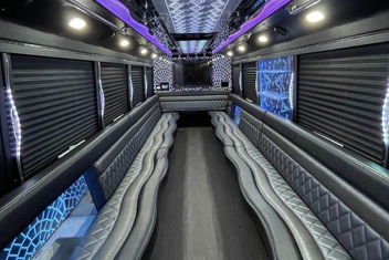 Tallahassee Party Bus Interior